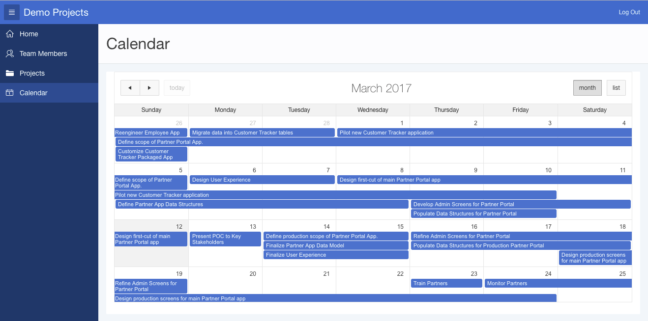 Runtime - Calendar