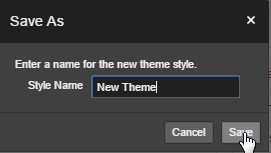 Saving the new theme