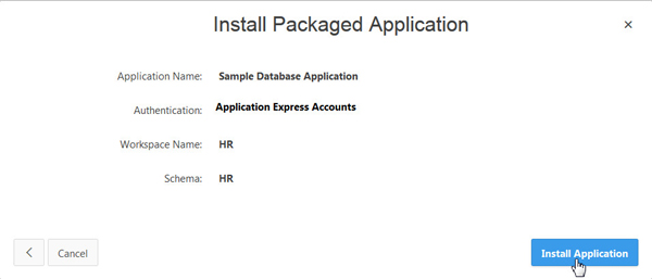 Install Packaged Application