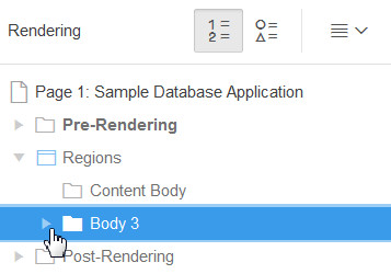 Rendering tab of Page 1 - Page Designer view